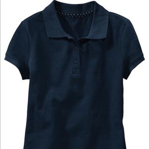 🍎 Lot of 3 🍎 Girls XXL Navy Polo Uniforms